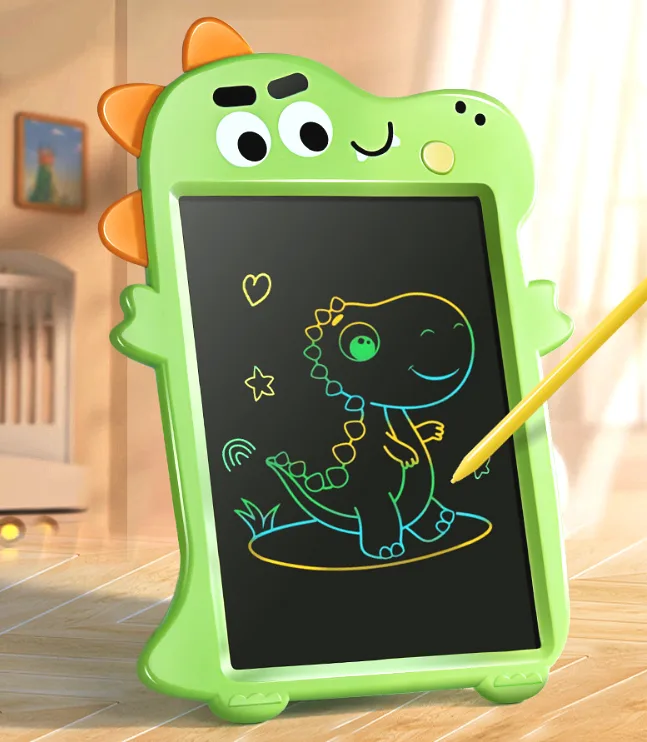 Дитячий планшет для малювання LCD 10 дюймів пластик зелений 27х19 см