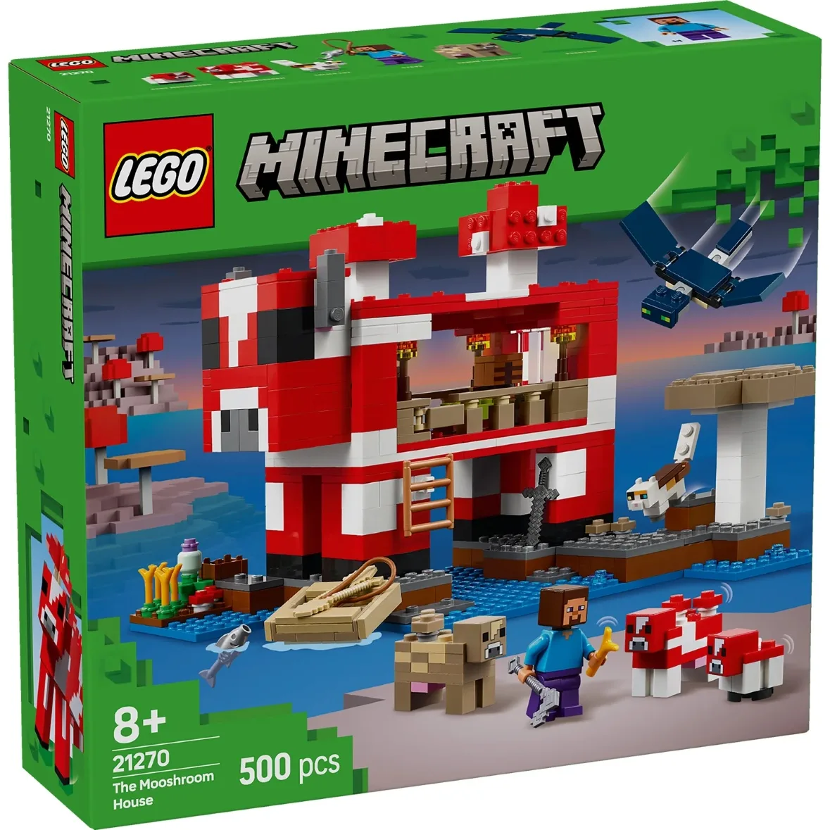 Конструктор LEGO Minecraft Грибний будинок