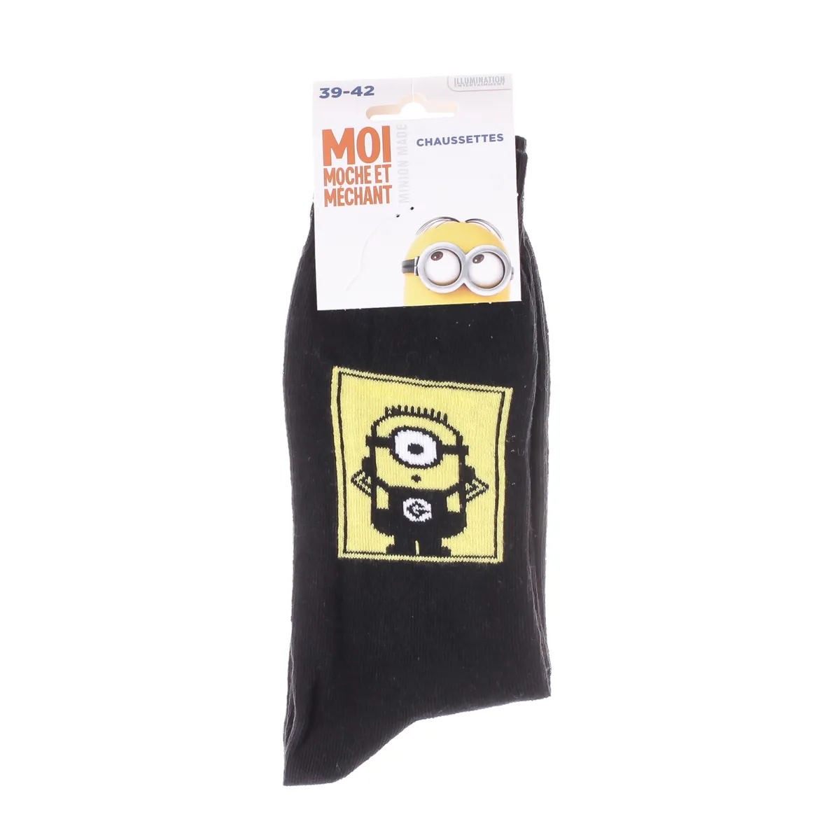 Шкарпетки MINIONS хлопок 39-42 черные