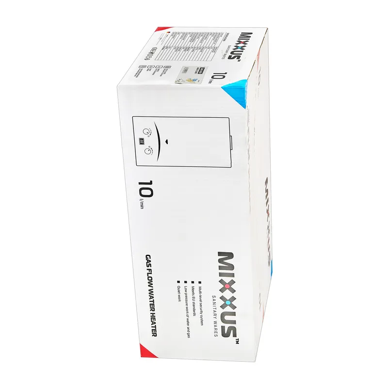 Газовая колонка MIXXUS 10 л/мин электронный розжиг металл 330х190х550 мм с рисунком