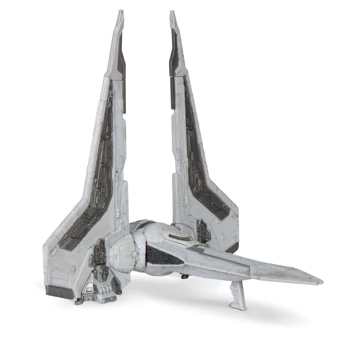 Ігрова колекційна фігурка Star Wars Medium Vehicle Транспорт та фігурка Kom'rk-Class Mandalorian Starfighter 1