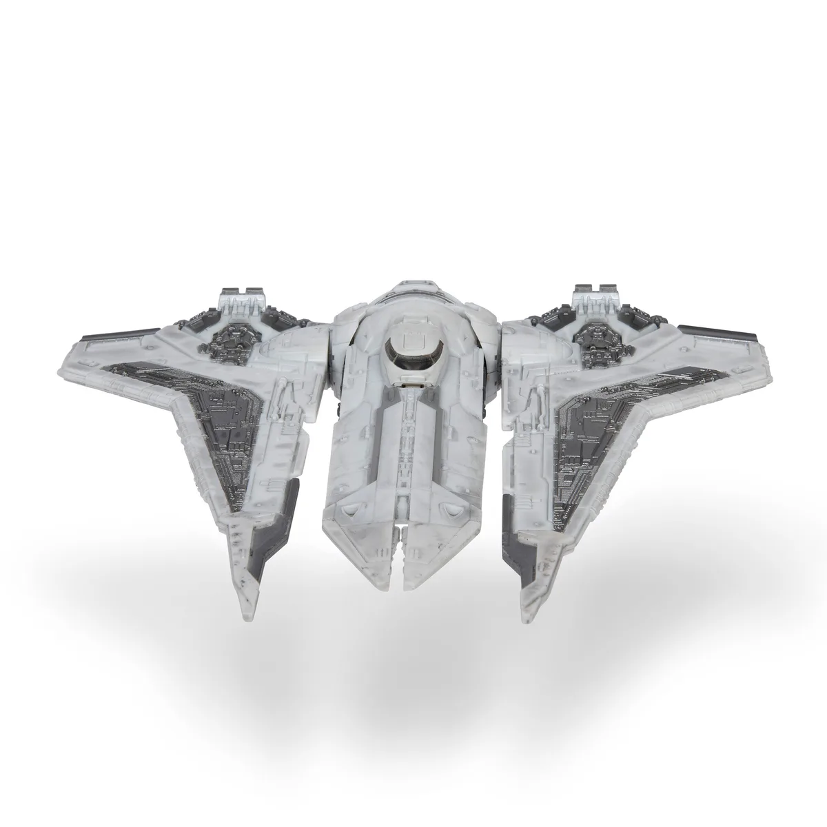 Ігрова колекційна фігурка Star Wars Medium Vehicle Транспорт та фігурка Kom'rk-Class Mandalorian Starfighter 1
