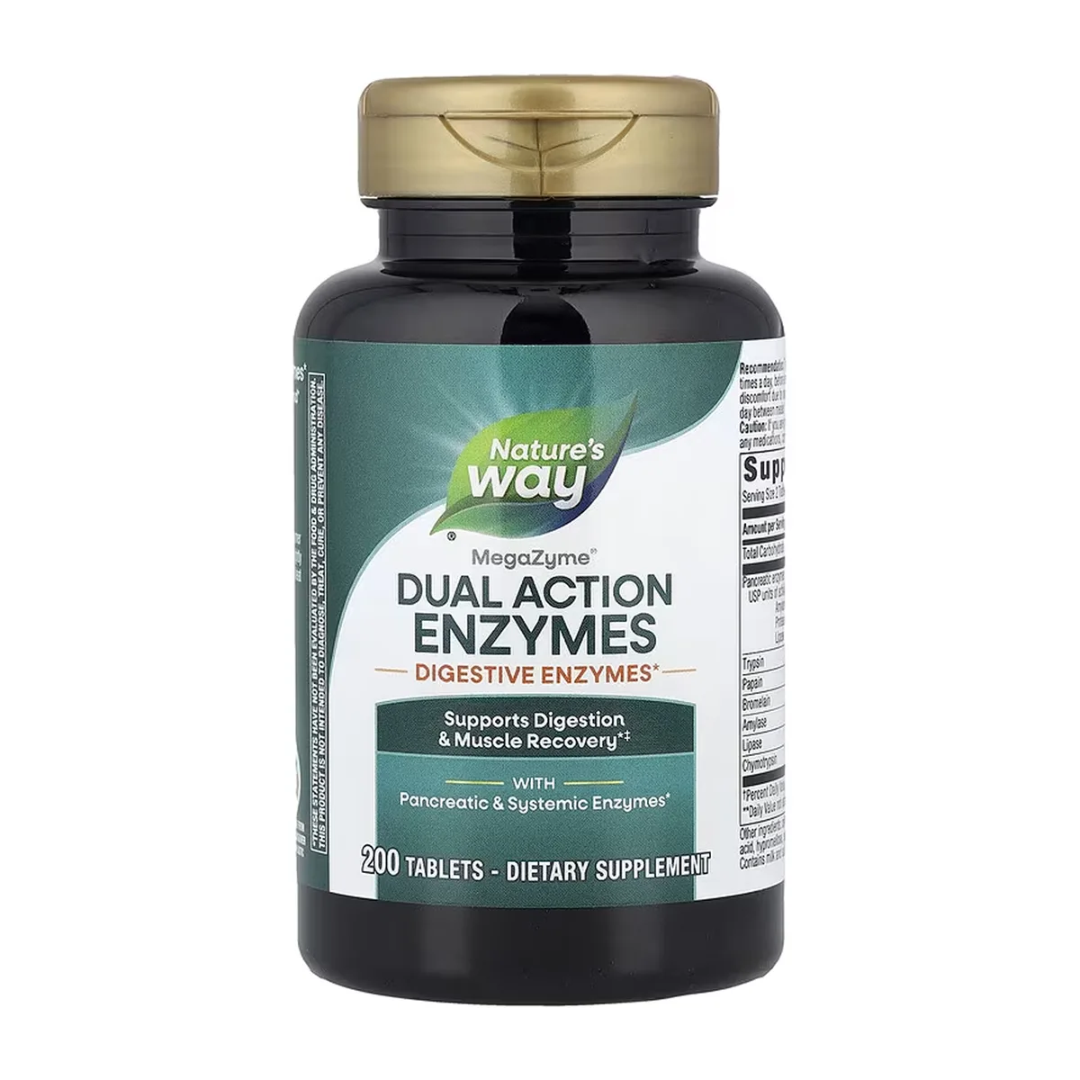Ферменти Mega-Zyme Original 200 таб Поживні для відновлення м'язів