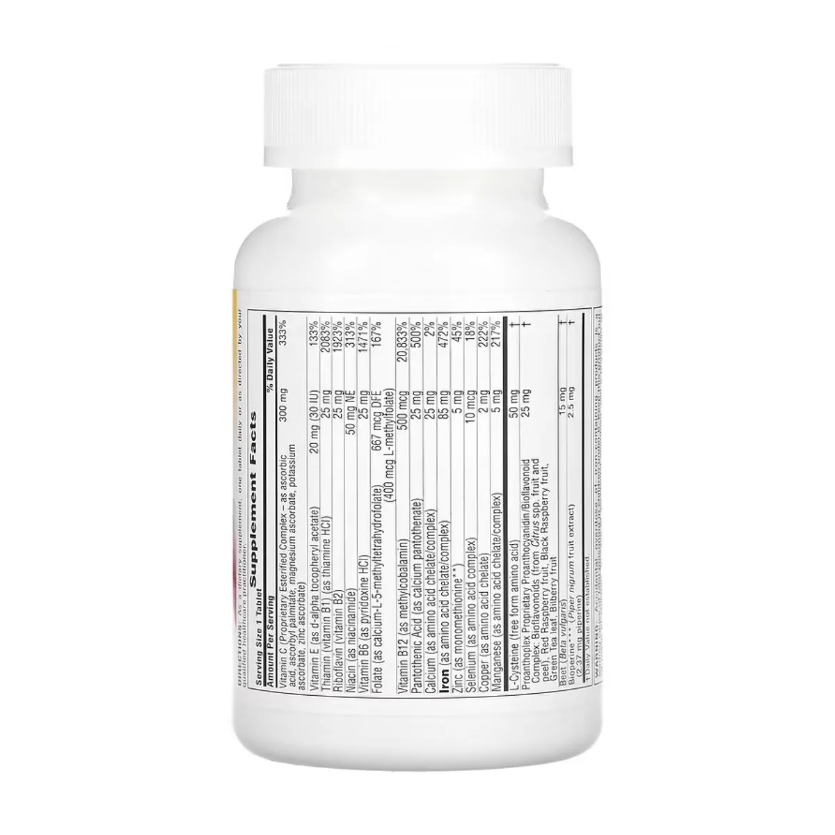 Hema-Plex Nature's Plus залізо 60 табл вегетаріанське без глютену
