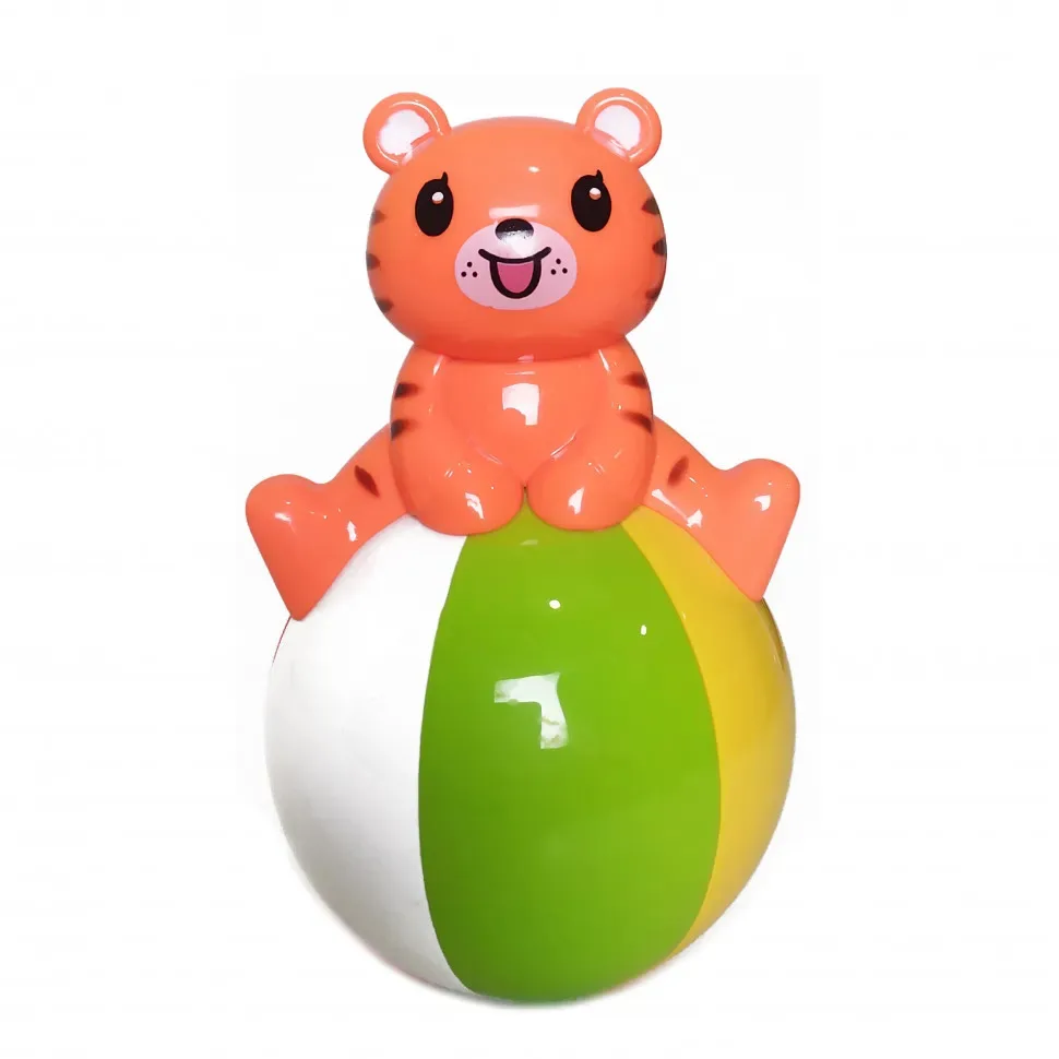 Іграшка Неваляшка Limo Toy Пластик 20 см Тигр з звуковими ефектами