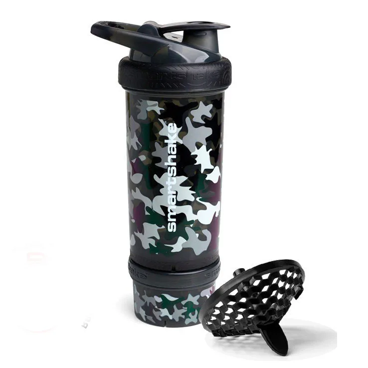 Шейкер спортивний SmartShake пластик 750 мл Чорний