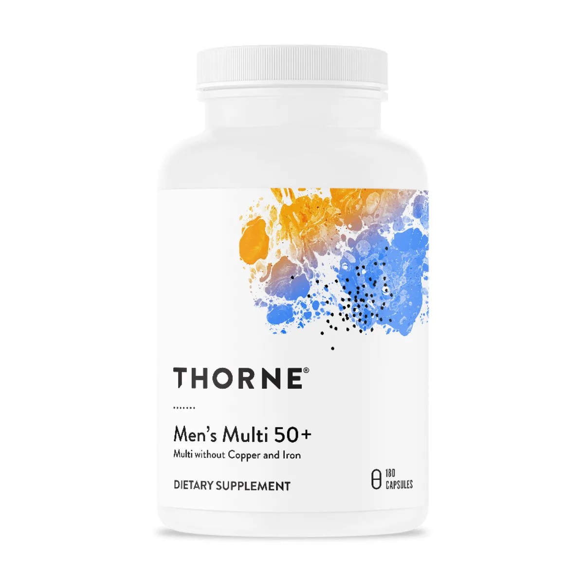 Мультивітаміни Thorne Men's Multi 50+ без глютену 180 капсул