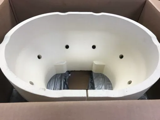 Топка Primo керамічна Oval XL чорна