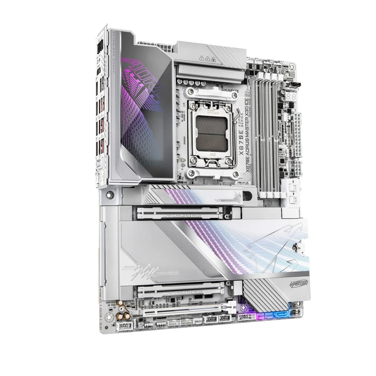Материнська плата GIGABYTE ATX AM5 4xDDR5 256ГБ Wi-Fi 7 M.2 5.1 Звукова система