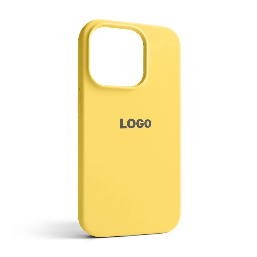 Чохол Silicone Case для Apple iPhone 15 Pro силіконовий жовтий