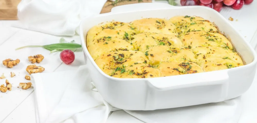 Форма PYREX керамічна квадратна 22х22 см біла