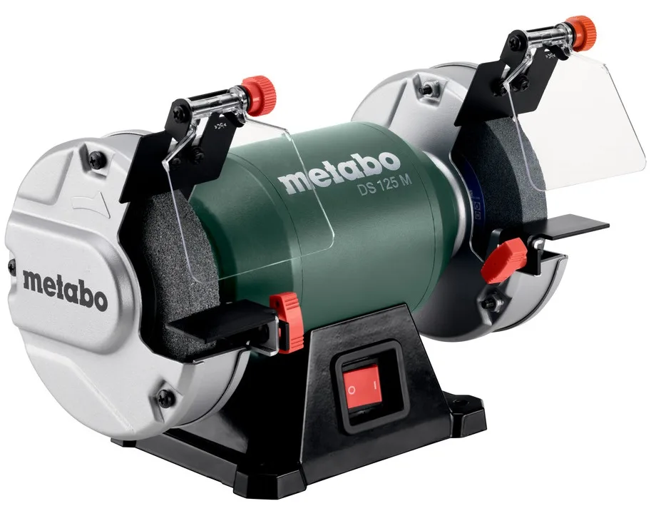 Верстат заточувальний Metabo 200Вт для шліфування і заточування коло 125х20мм низький рівень шуму