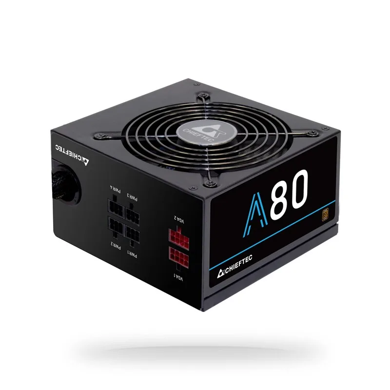 Блок живлення CHIEFTEC A-80  (650W), >85%, 120мм, 1xMB 24pin(20+4), 1xCPU 8pin(4+4), 4xMolex, 6xSATA, 2xPCIe 8pin(6+2), Modular