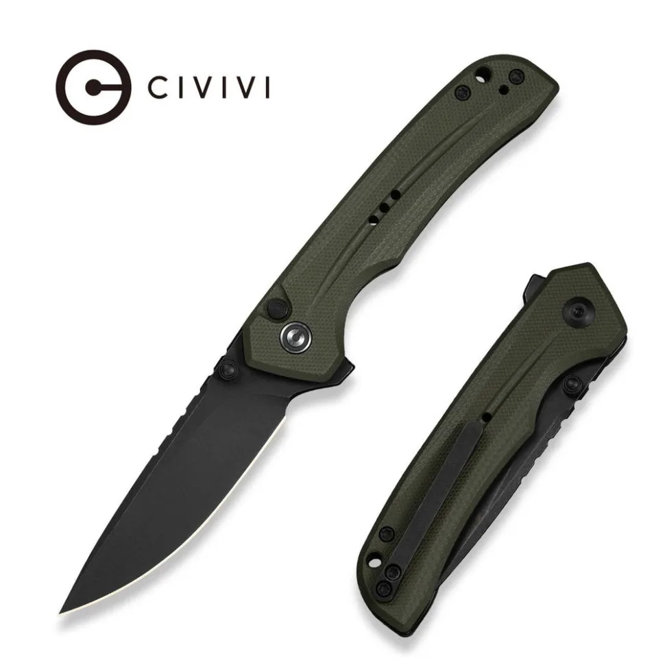 Нож Civivi карманный складной Nitro-V 75 мм темно-зеленый G10