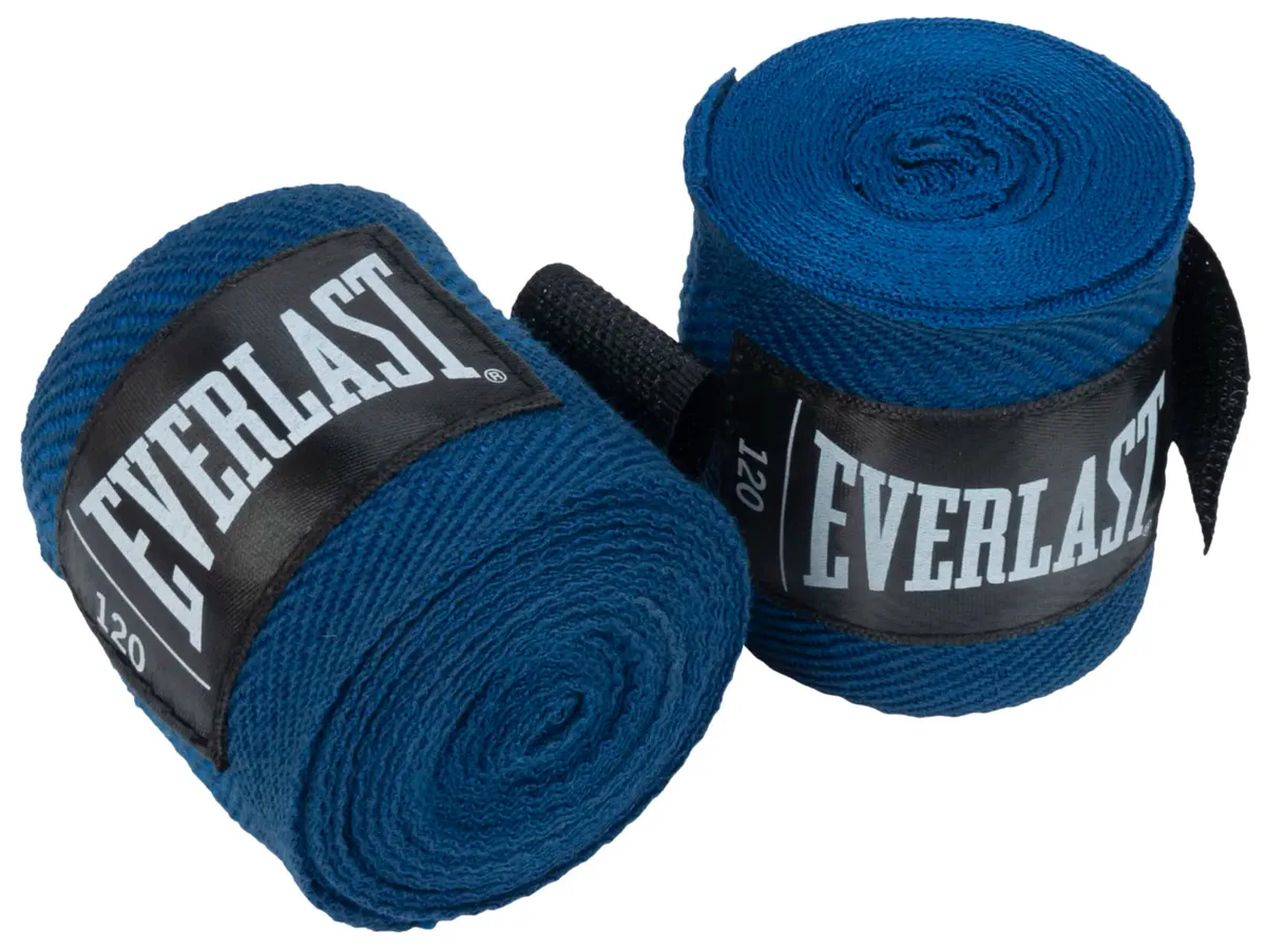 Бинти Everlast нейлон 120 см синій