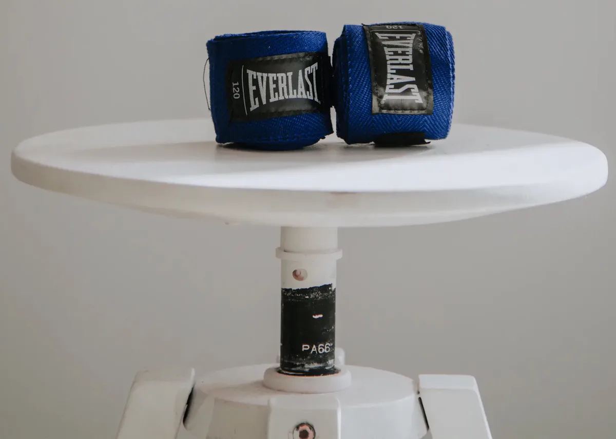 Бинти Everlast нейлон 120 см синій