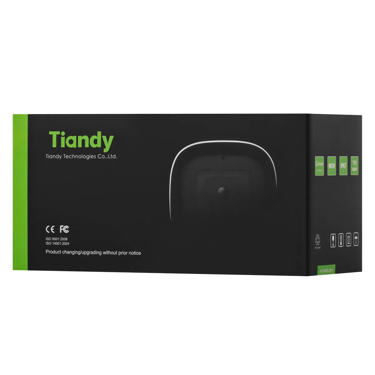 IP-камера Tiandy TC-C34UP Спецификация: W/E/Y/M/4mm/V4.0, 4MP, Цветной купольный, 4mm, f/1.0, LED 20м, PoE, IP67.