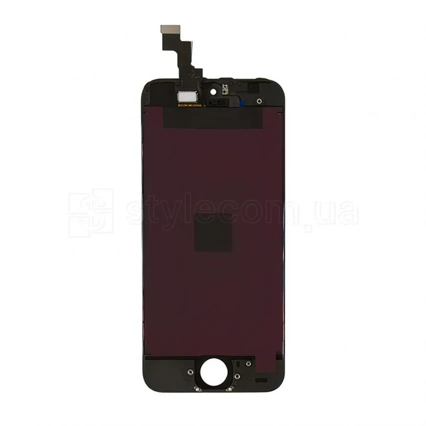 Дисплей LCD IPS 4 дюйма черный с сенсорным экраном High Quality для iPhone 5s 5SE
