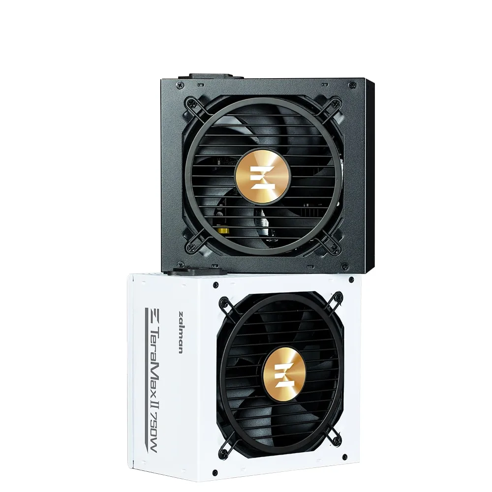 Блок живлення Zalman Teramax 2  (750W), >90%, 80+ Gold, 120мм, 1xMB 28pin (18+10), 2xCPU 8pin(4+4), 3xMolex, 8xSATA, 3xPCIe 8pin(6+2), 1xPCIe GEN5 16pin, Fully Modular