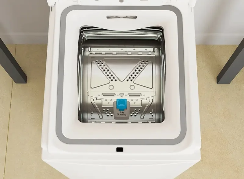 Пральна машина автоматична Whirlpool Нержавіюча сталь 40х90х60 см Білий