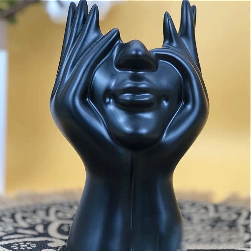 Ваза-органайзер Art Body пластик 17 см чорна