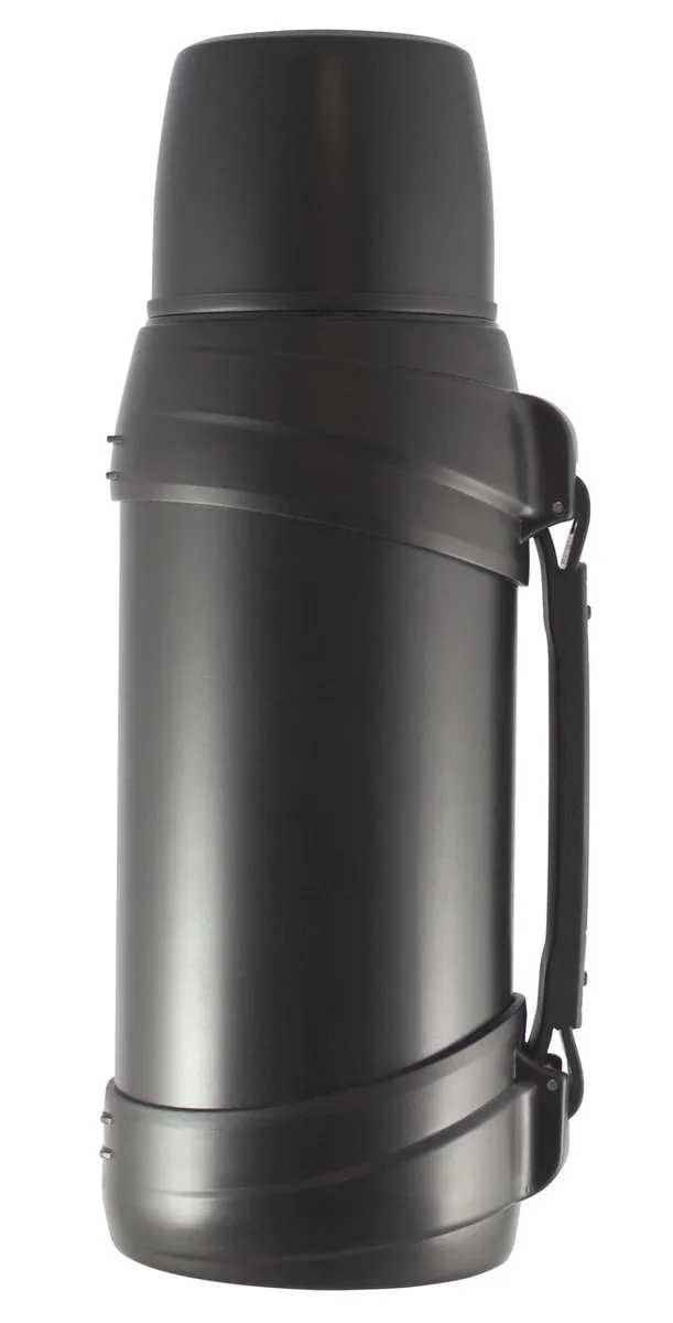 Термос Thermocafe нержавіюча сталь 2 л чорний