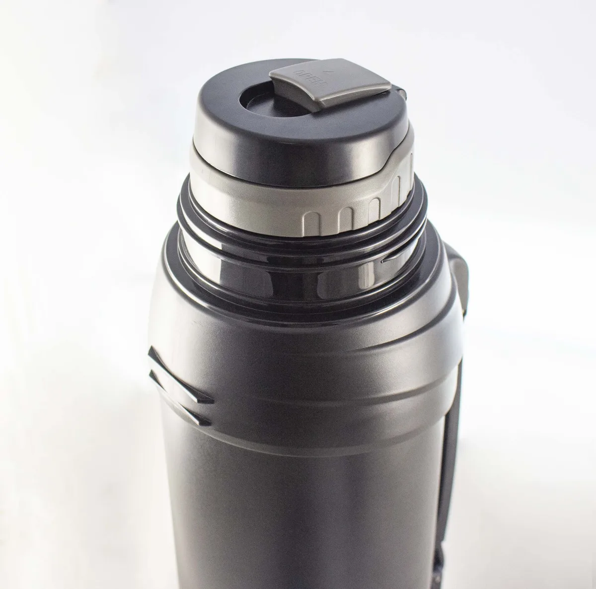 Термос Thermocafe нержавіюча сталь 2 л чорний