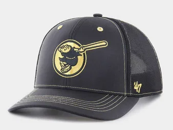 Кепка 47 Brand 100% бавовна OSFA чорна жовта