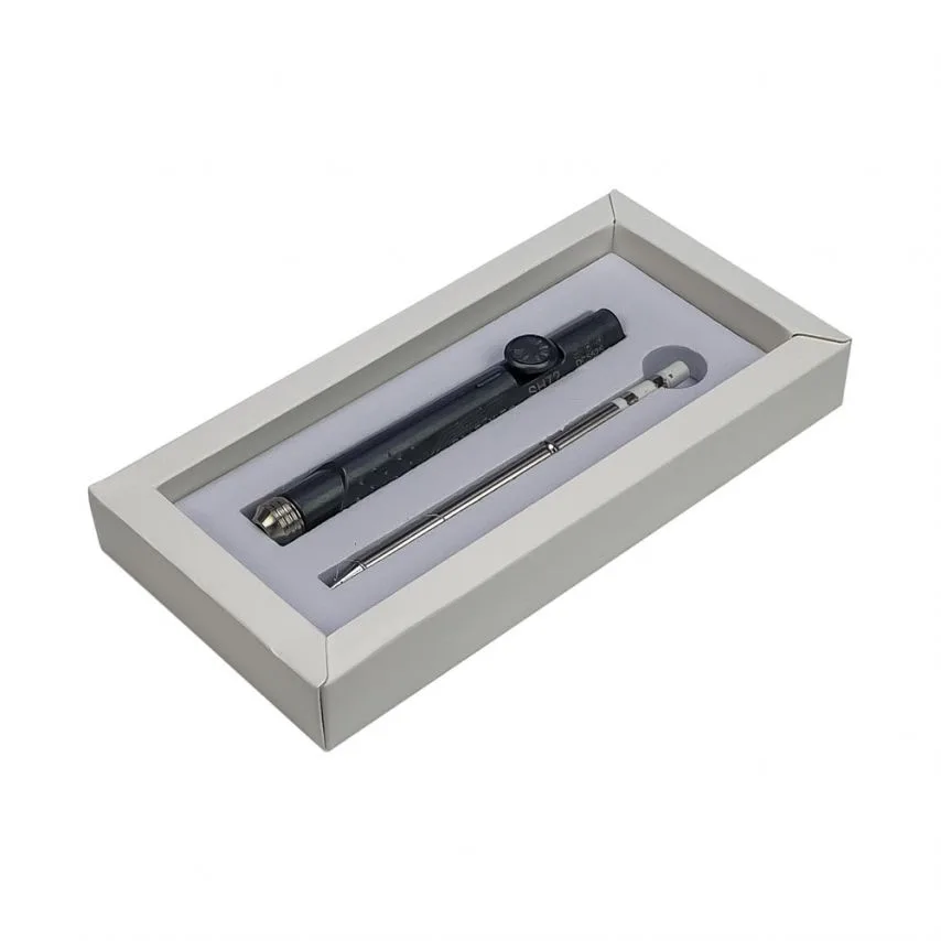 Паяльник портативний 65W 12-24V 220-420°C чорний 177x101x16 мм