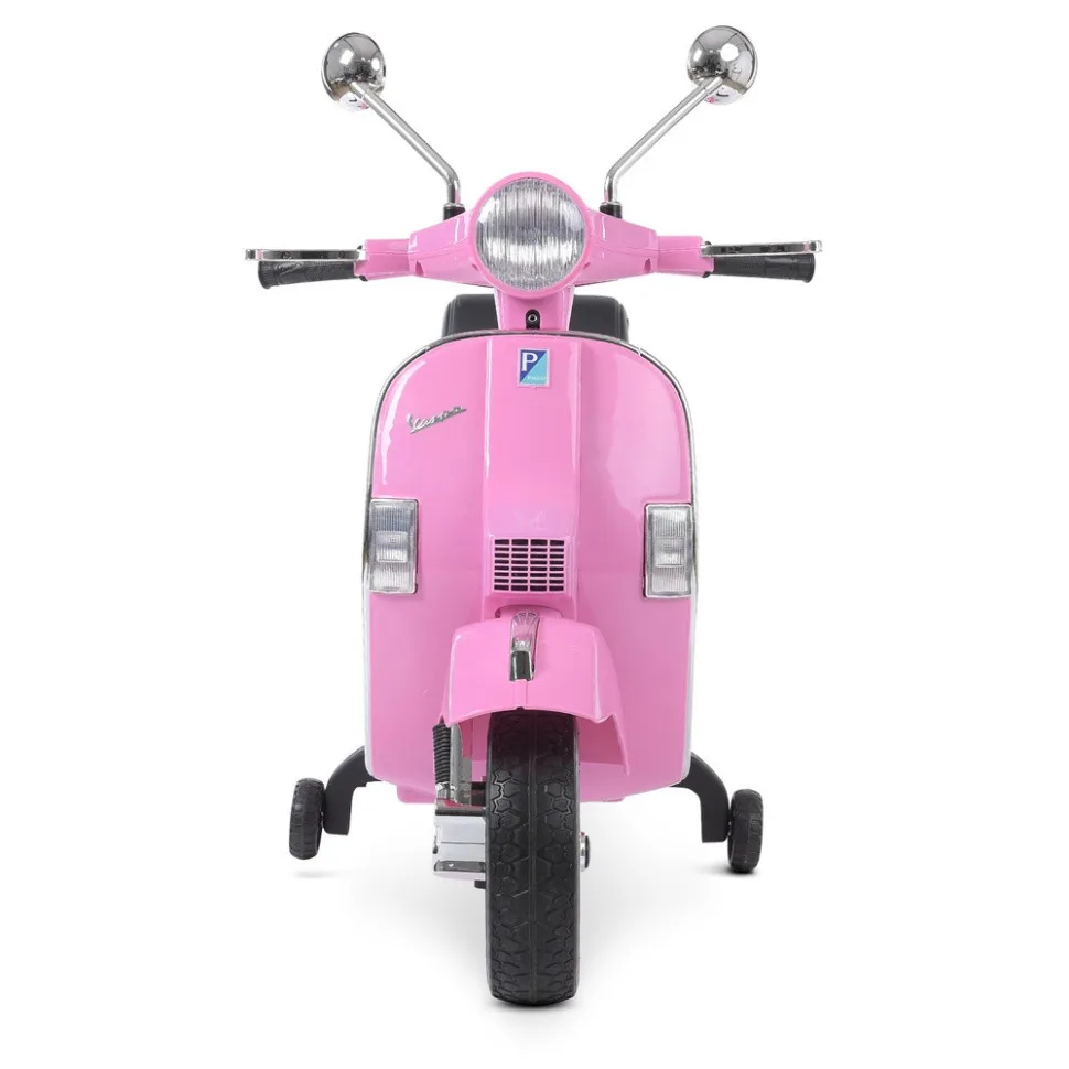 Дитячий електромобіль Мотоцикл Bambi M 4939EL-8 110х48х82 см еко-шкіра рожевий