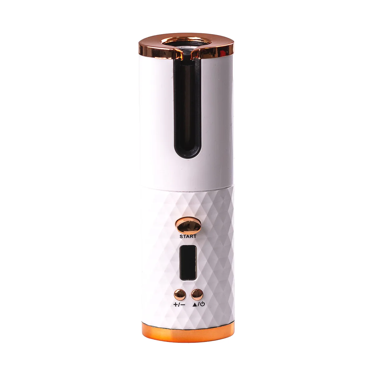 Стайлер для волосся бездротовий керамічний 6 режимів 150-200°C Білий Smartx