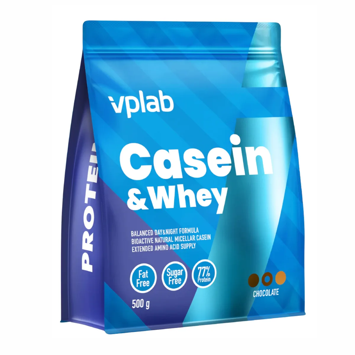 Протеїнова суміш VPLab Casein Whey 500 г Шоколадний смак