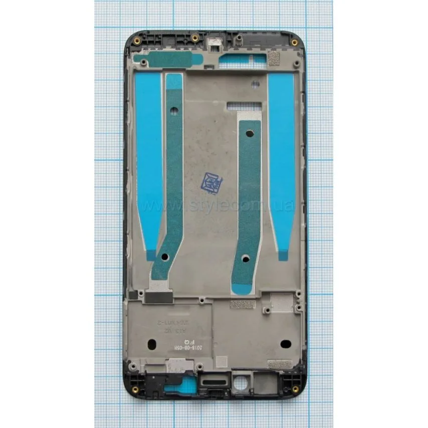 Рамка дисплея с проклейкой Xiaomi черная High Quality 4X