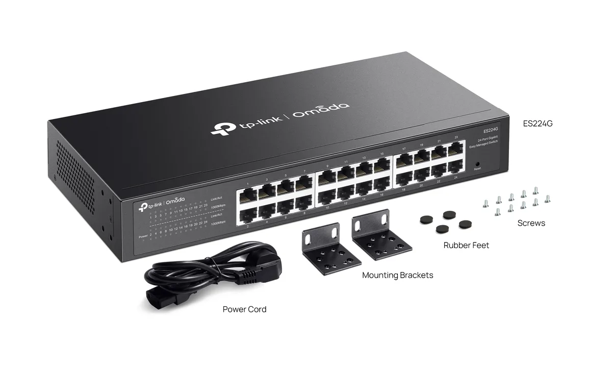 Комутатор TP-LINK ES224G 24xGE, WebSmart