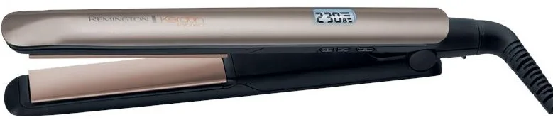 Випрямляч для волосся Remington Keratin Protect, 50Вт, 9 температурних режимів (150-230°C), з дисплеєм, керамічним покриттям, сріб