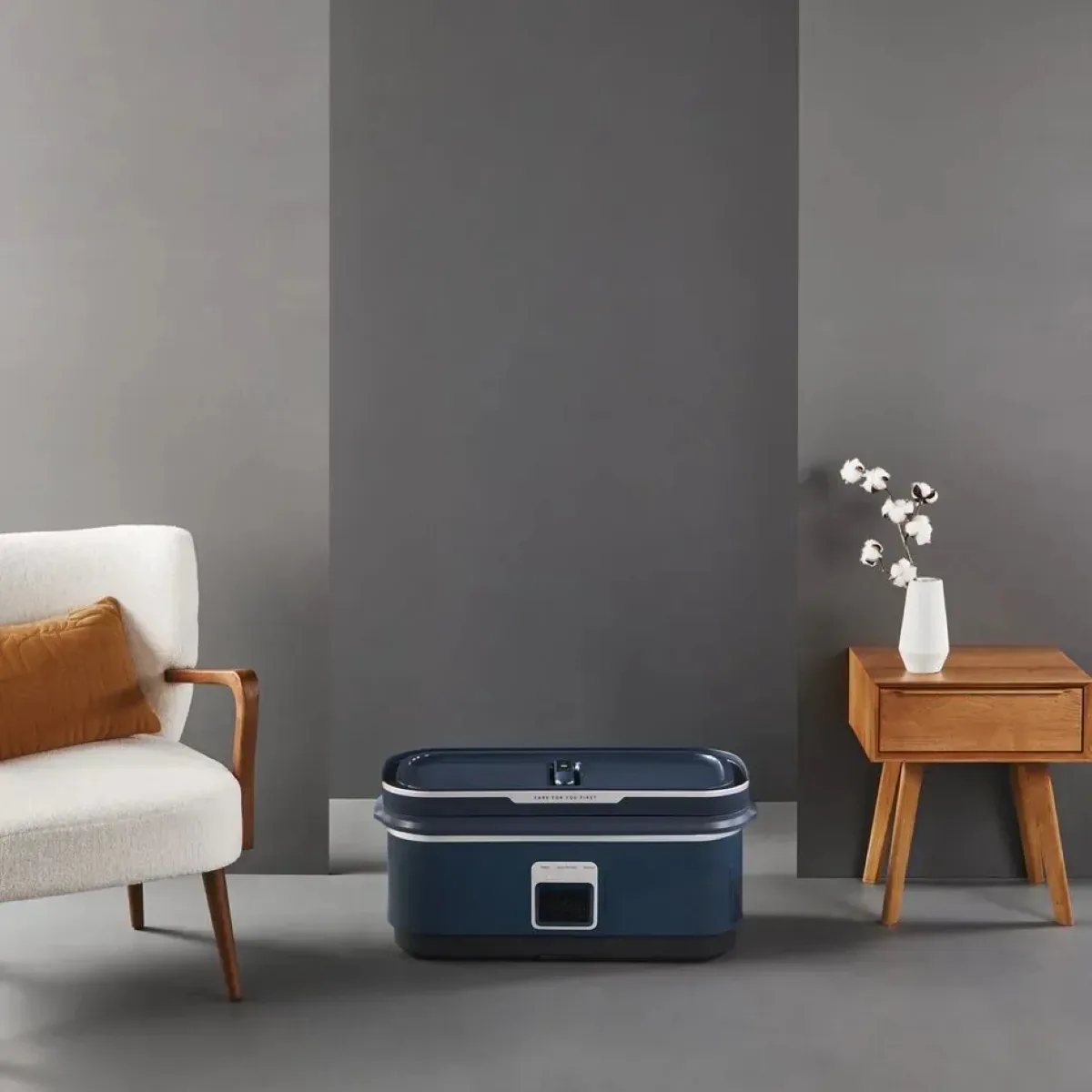 Автоматический паровой прибор Tefal Care For You First, 1500Вт, 1200мл, паровой удар -35°C, синий