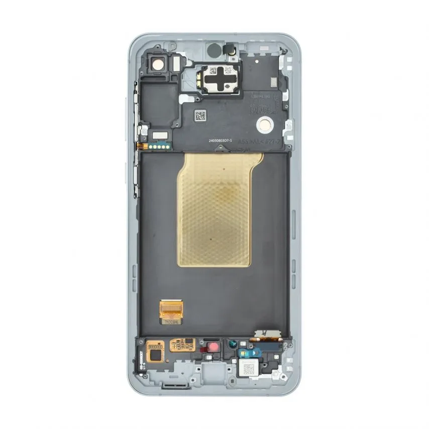 Дисплей Samsung LCD 6,4 дюйми синій з сенсором та рамкою Service Original