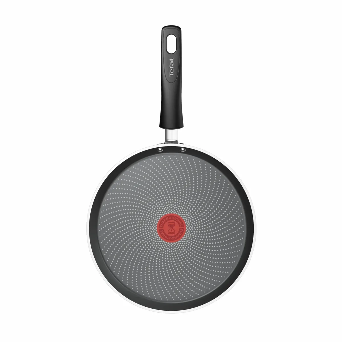 Сковорода для млинців Tefal So' Light, 25 см, легкий алюміній, бакелітова ручка, чорний колір.