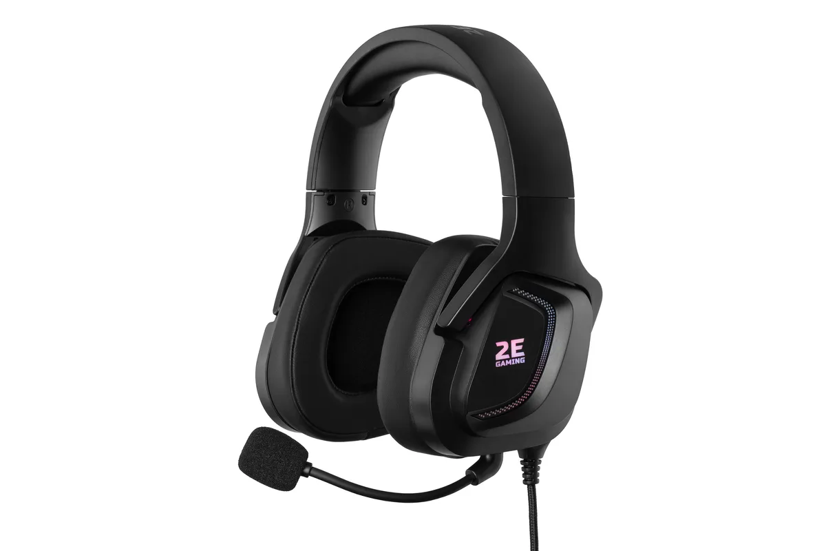 Игровая гарнитура 2E GAMING HG340, 7.1, USB-A, RGB, 2м, черная