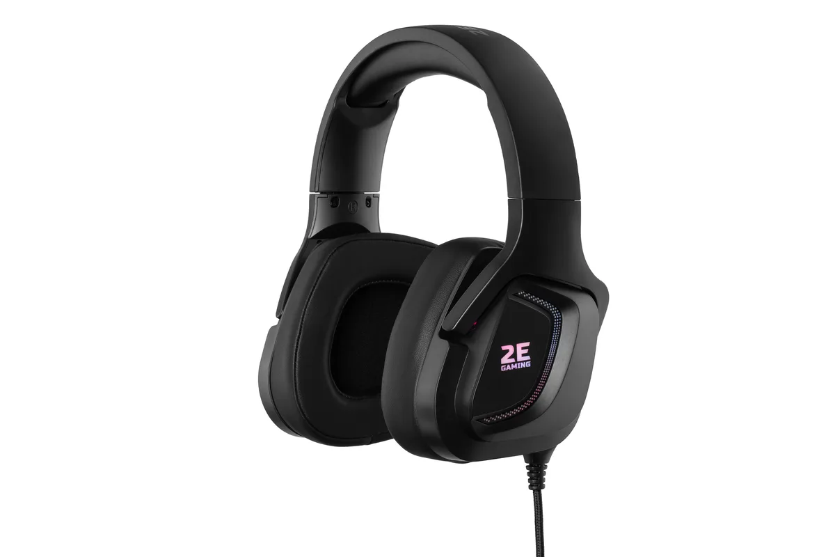 Игровая гарнитура 2E GAMING HG340, 7.1, USB-A, RGB, 2м, черная
