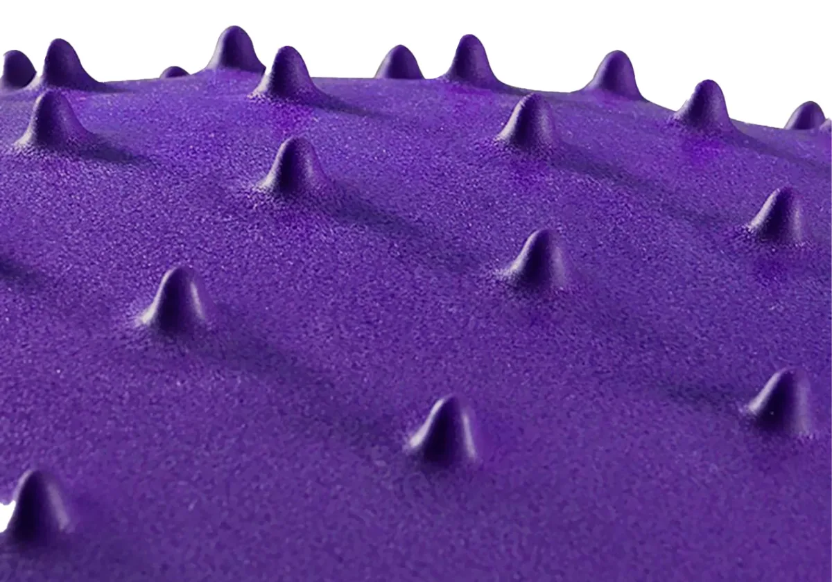 М'яч для фітнесу EasyFit ПВХ 75 см Фіолетовий масажний
