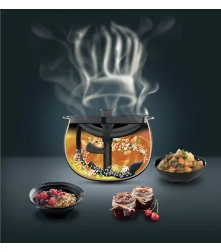 Мультиварка Tefal пластик 5л чорна бронзова 1200Вт 20 програм