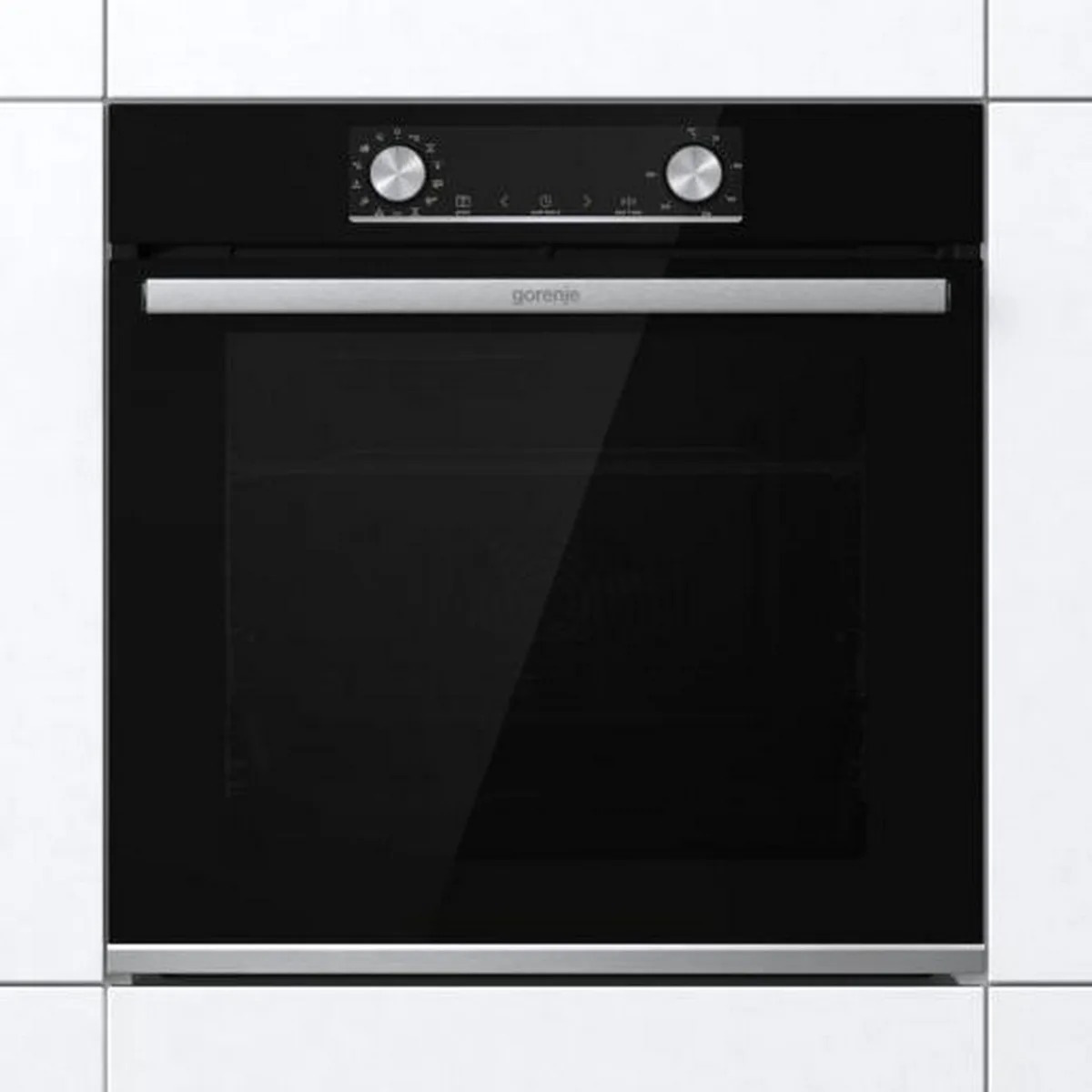 Духова шафа Gorenje електрична 77л чорна A+ без жиру дисплей