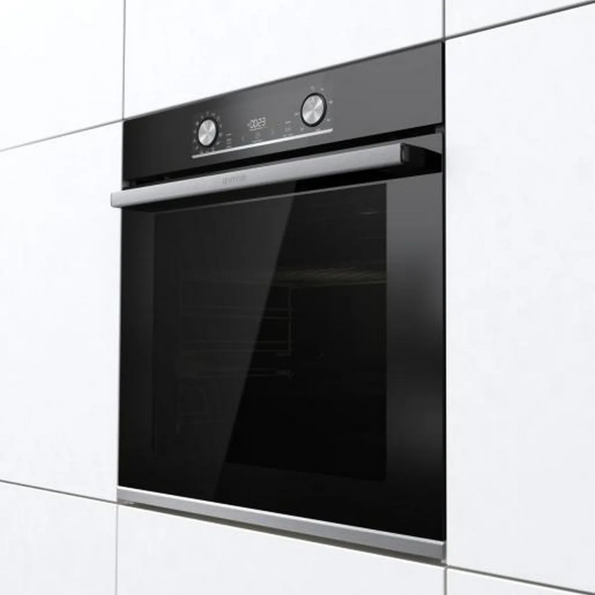Духова шафа Gorenje електрична 77л чорна A+ без жиру дисплей