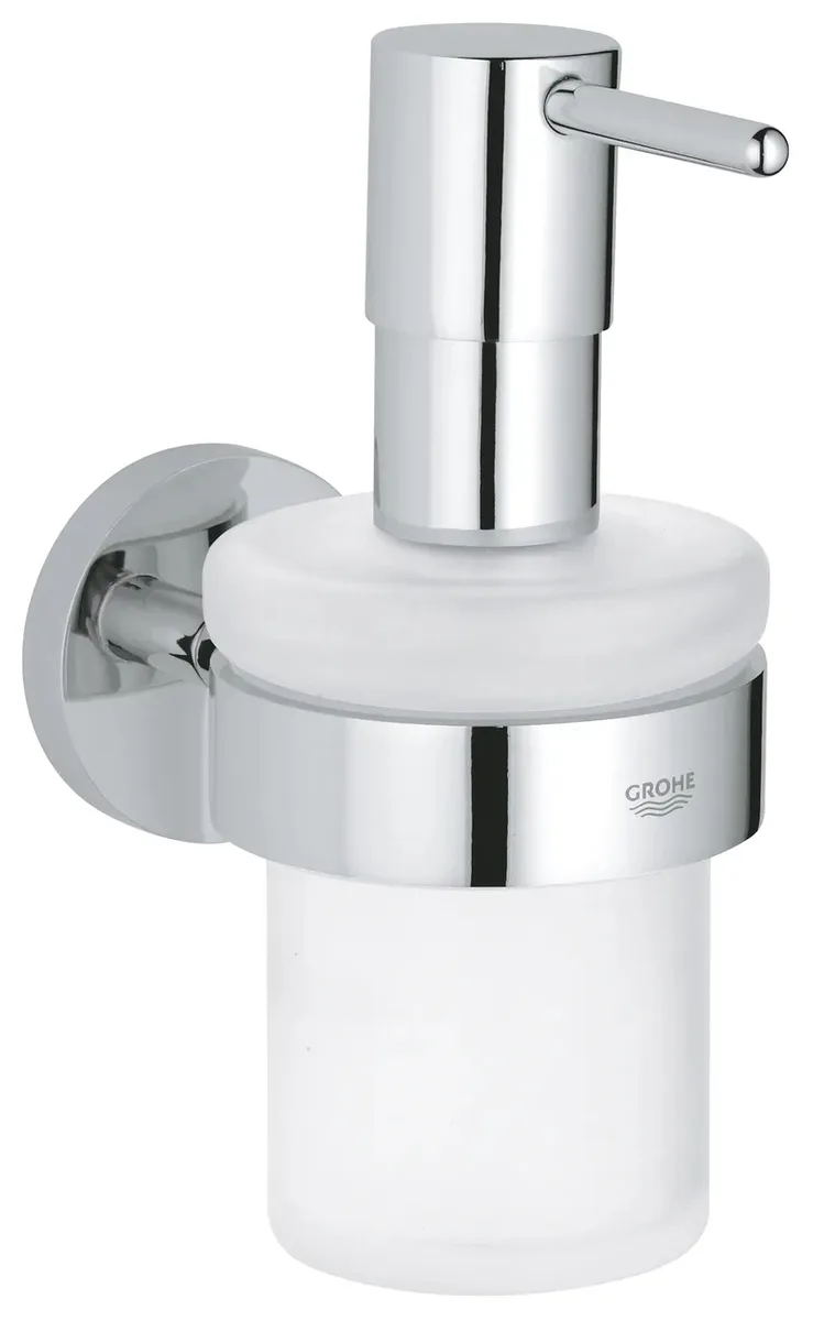 Дозатор жидкого мыла Grohe металлический 175х72х107 мм стальной глянцевый