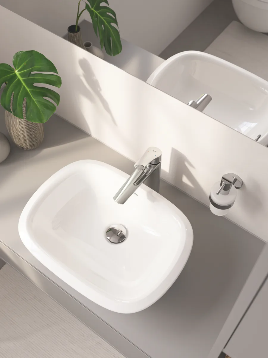 Дозатор рідкого мила Grohe металевий 175х72х107 мм сталевий глянцевий