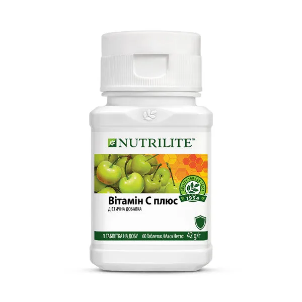 Nutrilite™ Витамин C Плюс — 60 таблеток Амвей