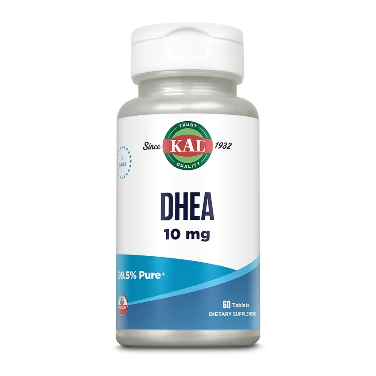 DHEA 10 мг KAL вегетаріанська харчова добавка 60 табл