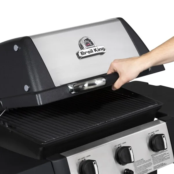 Газовий гриль Broil King нержавіюча сталь 120х53 см сріблястий/чорний
