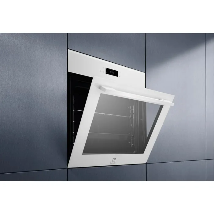 Електрична духова шафа Electrolux, об'єм 72л, клас енергоефективності A+, функція пара, з дисплеєм, конвекційний режим, піролізне